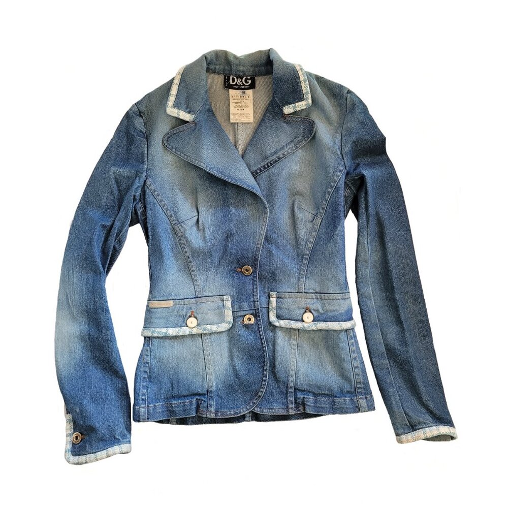 Vintage Dolce & Gabbana Womens Jean Jacket